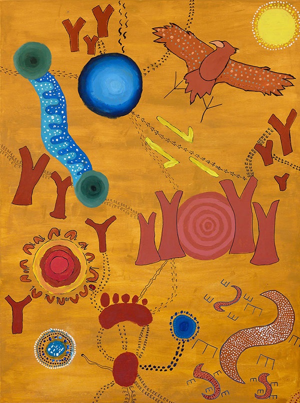 St Thomas School Artist in Residence Artwork 2