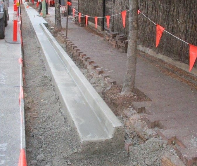 Kerb replacement works City of Unley