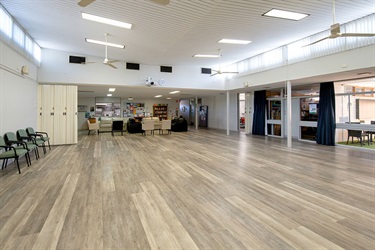Unley Community Centre Main Hall looking west