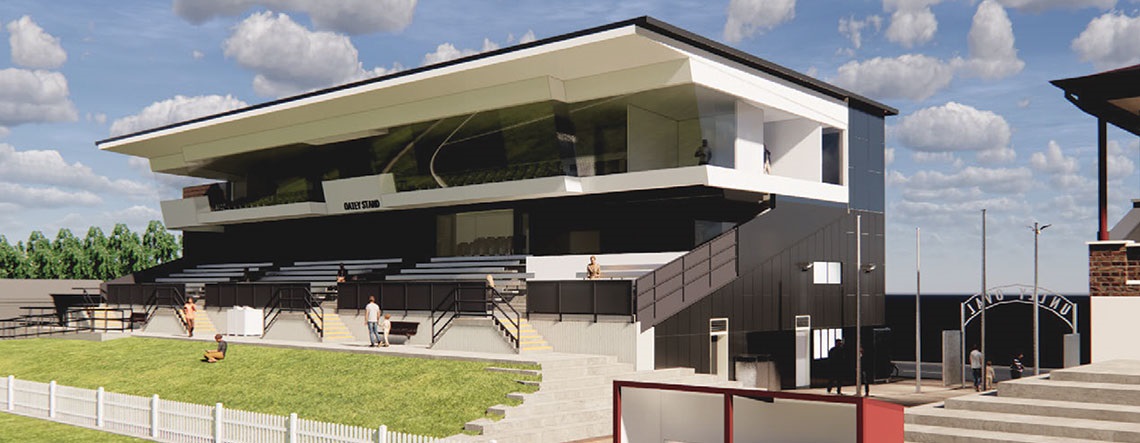 Unley Oval Stage 2 Grandstand Architectural Drawing