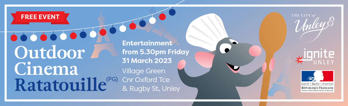 Outdoor Cinema Ratatouille banner