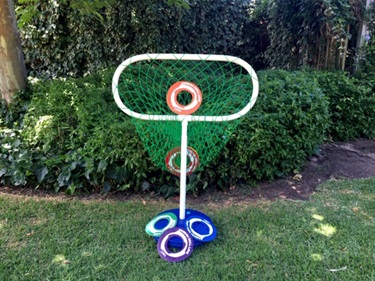 Develops throw and catch skills, encourages gross motor skills, six lightweight frisbees, great for all ages.