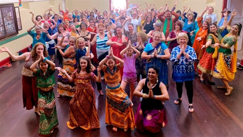 Bollywood dancing