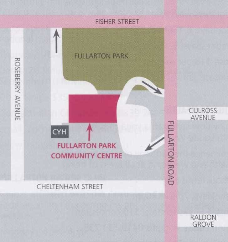 Location of Fullarton Park Community Centre