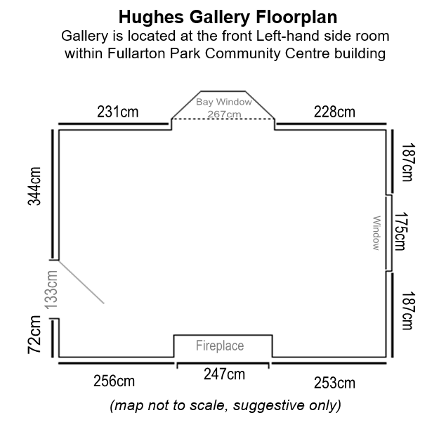 Hughes Gallery floorplan