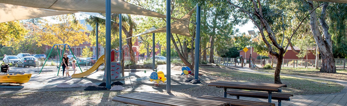 Orphanage Park playground area