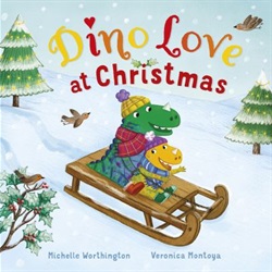 Dino love at Christmas by Michelle Worthington and Veronica Montoya