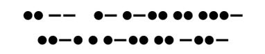 Dot dash morse code for what if story by jessica turner