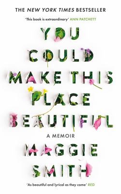 Book cover floral paper cut out text You could make this place beautiful