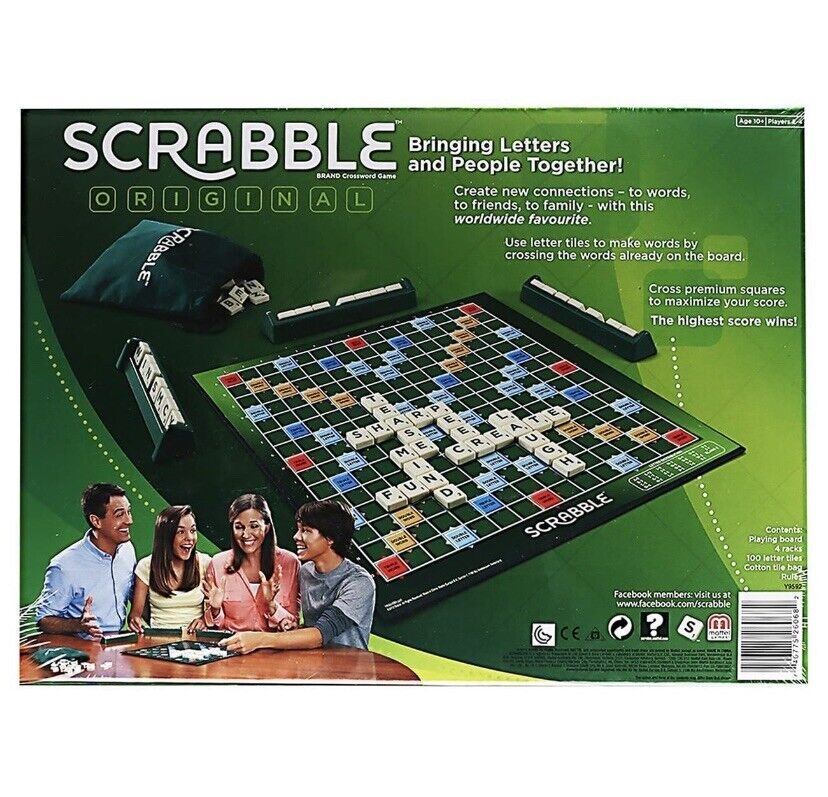 board game box Scrabble
