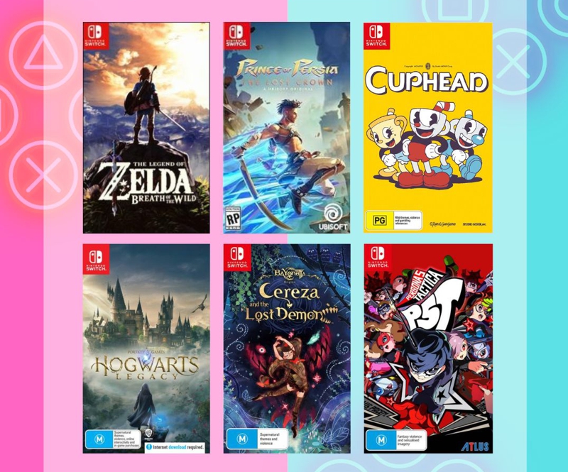 Nintendo switch games for young players sales