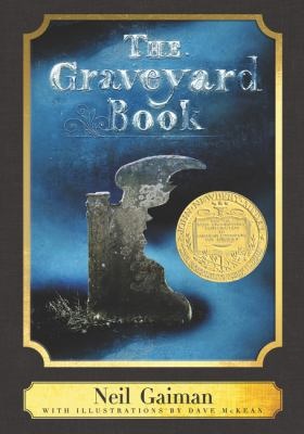 Book cover the graveyard book by neil gaiman