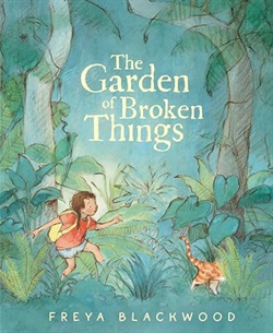 a girl exploring a jungle