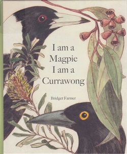 two magpies and native Australian plants frame the book cover