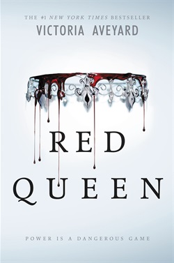 a silvery crown dripping red blood