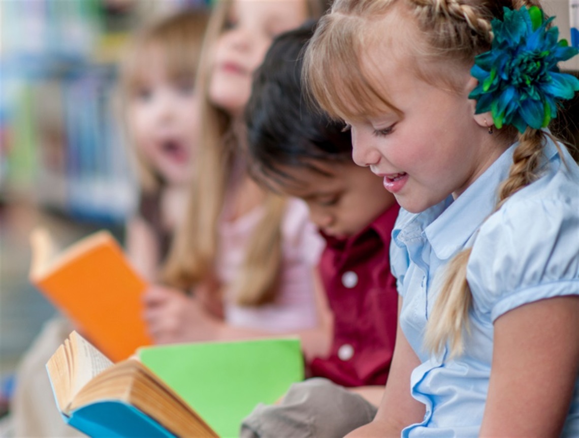 Children reading