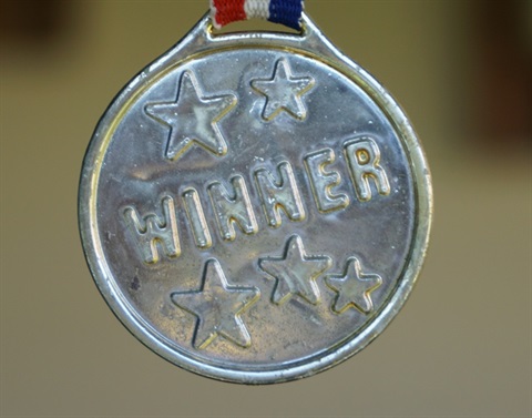 Book awards medal