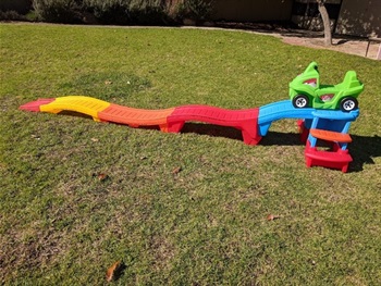 Roller coaster - green car