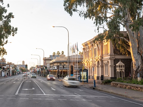 Unley Road featuring Town Hall