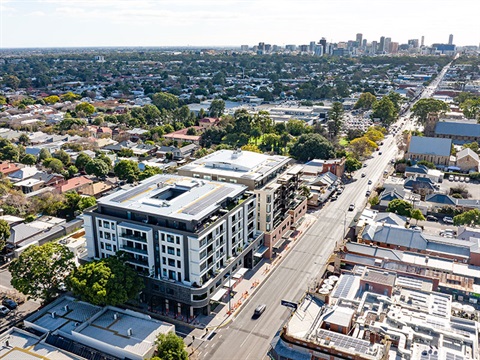 View along Unley Road to the CBD
