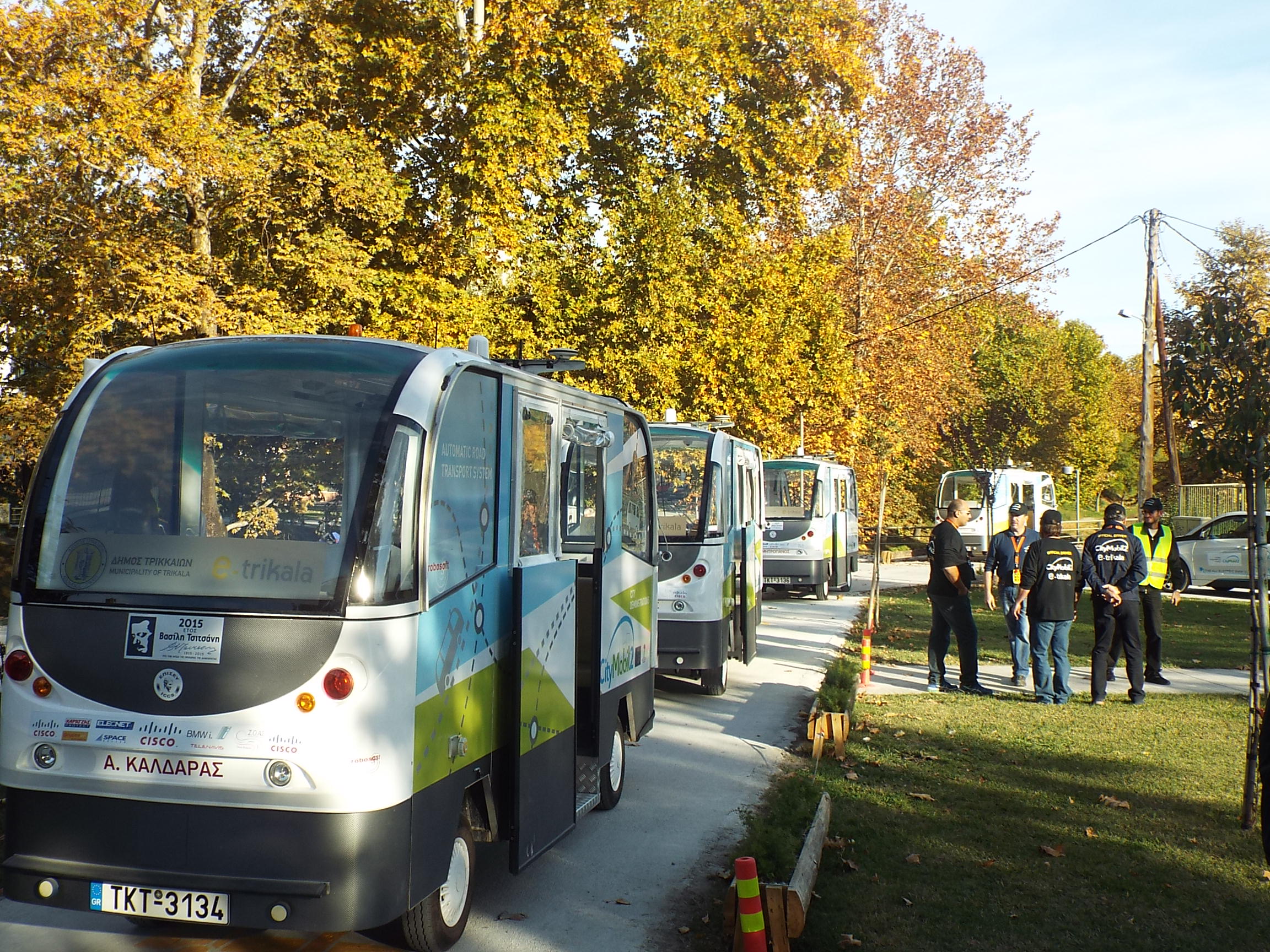 Trikala's driverless buses