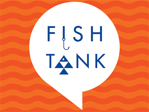 fish tank orange blue icon