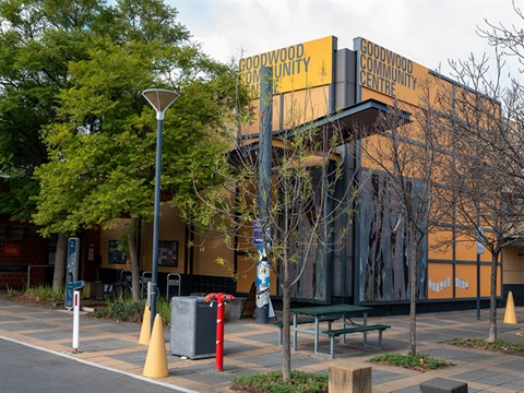 Goodwood community centre entrance