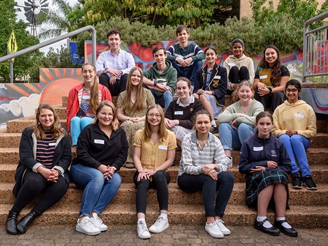 Members of the Unley Youth Advisory Group